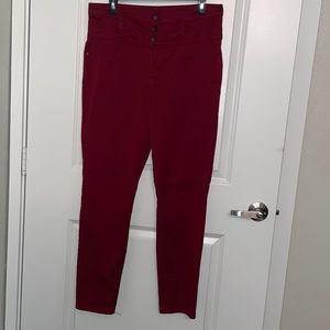 Refuge Red High wasted Pants (14)